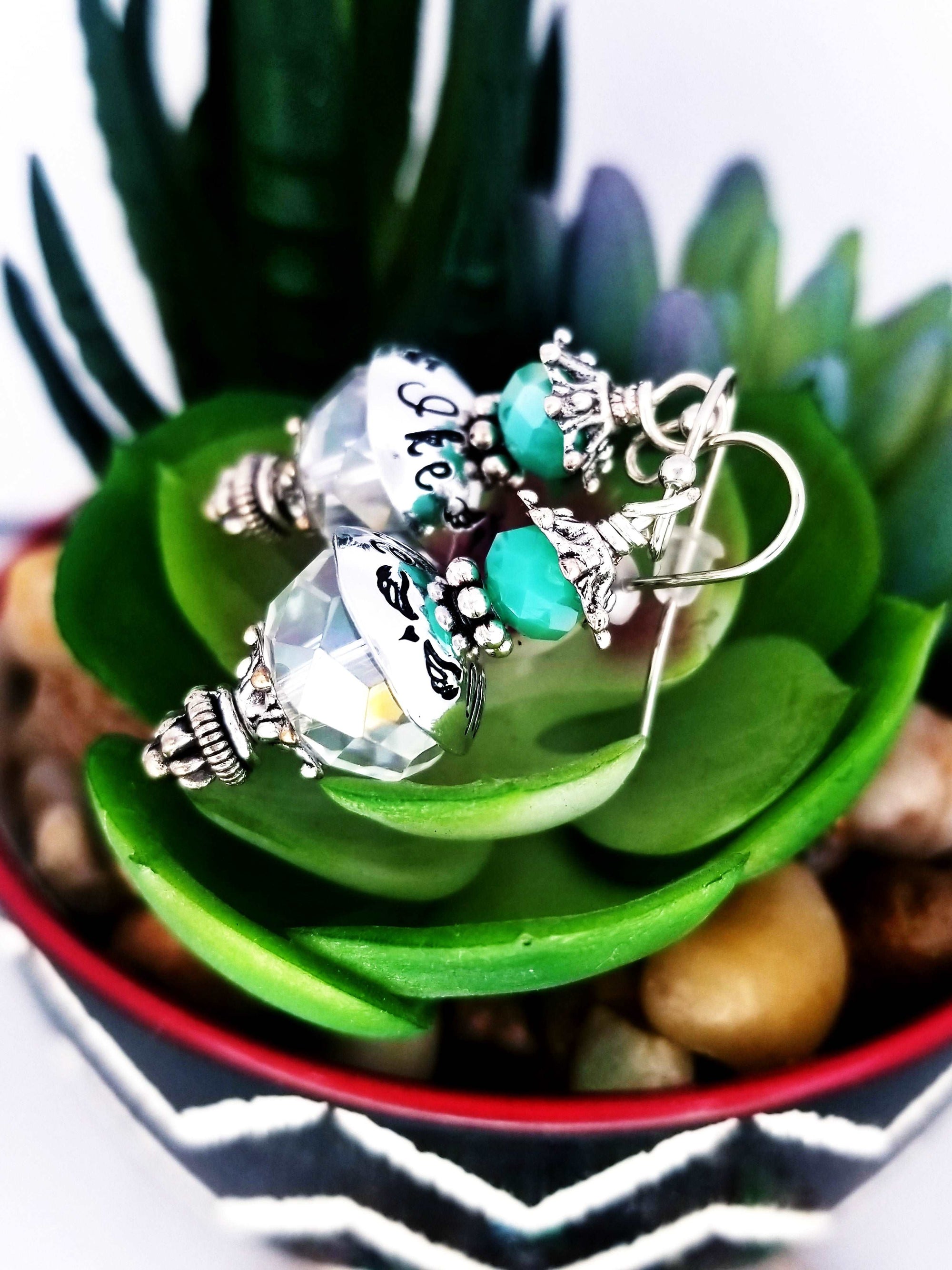 Memorial Earrings, Custom Earrings, Memorial Jewelry, Personalized for Women, Loss of a Loved One, Parental Loss, Rainbow Bridge Earrings