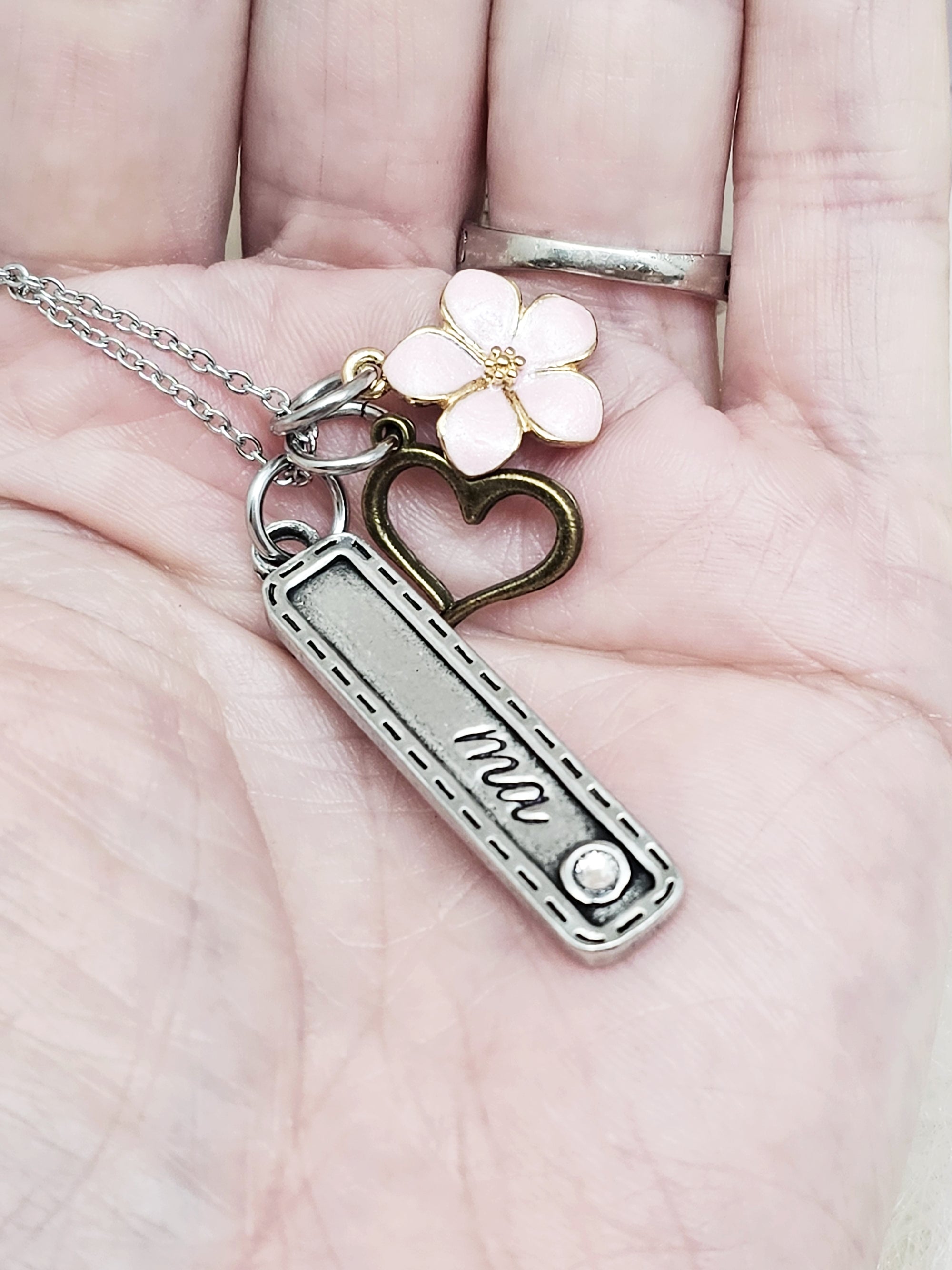 Mother's Necklace, Name Necklace, Monogram Necklace, Birthstone Necklace, Bar Necklace, Name Jewelry, Personalize Jewelry, Custom Necklace