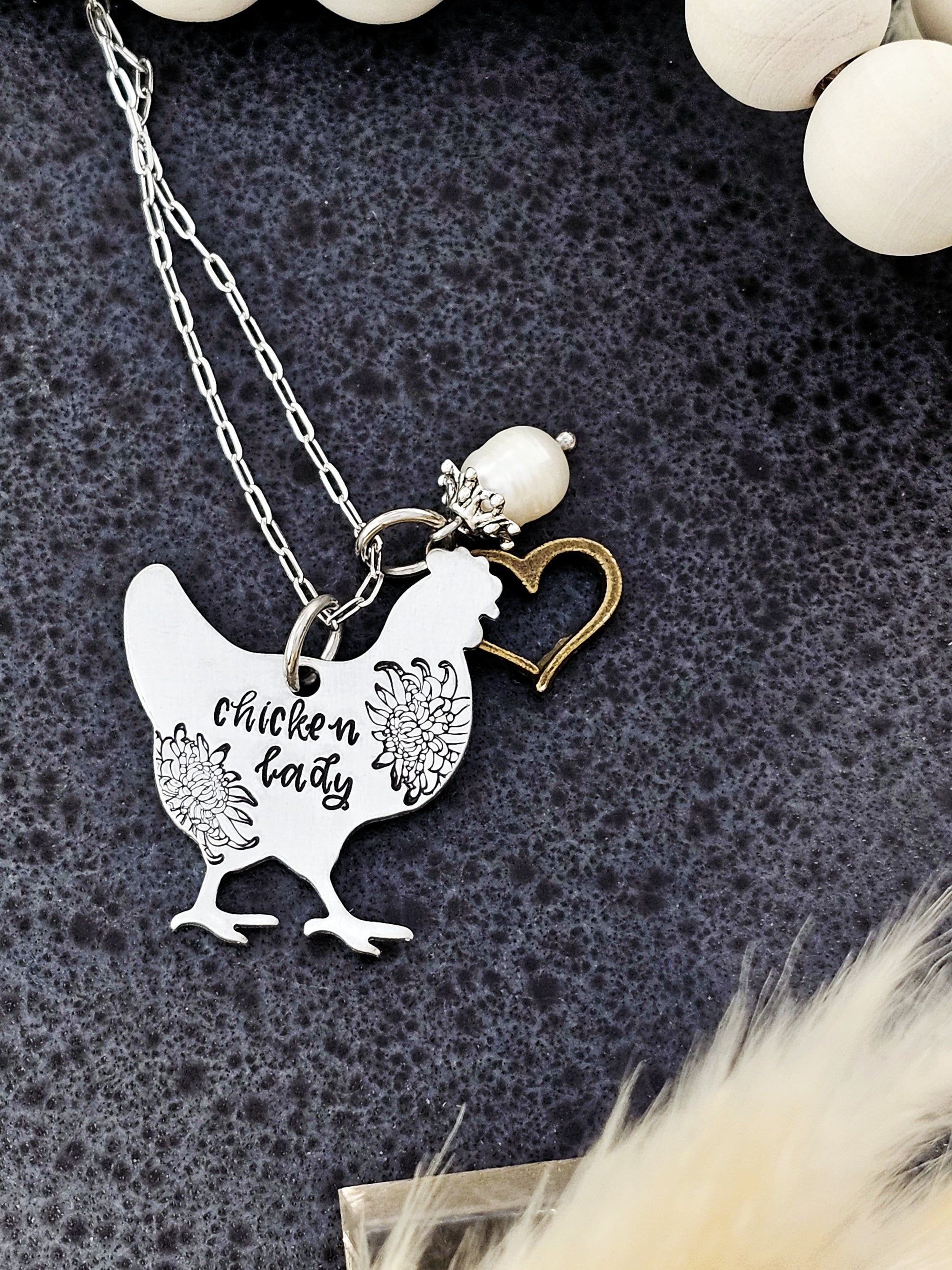 Chicken Lady Necklace