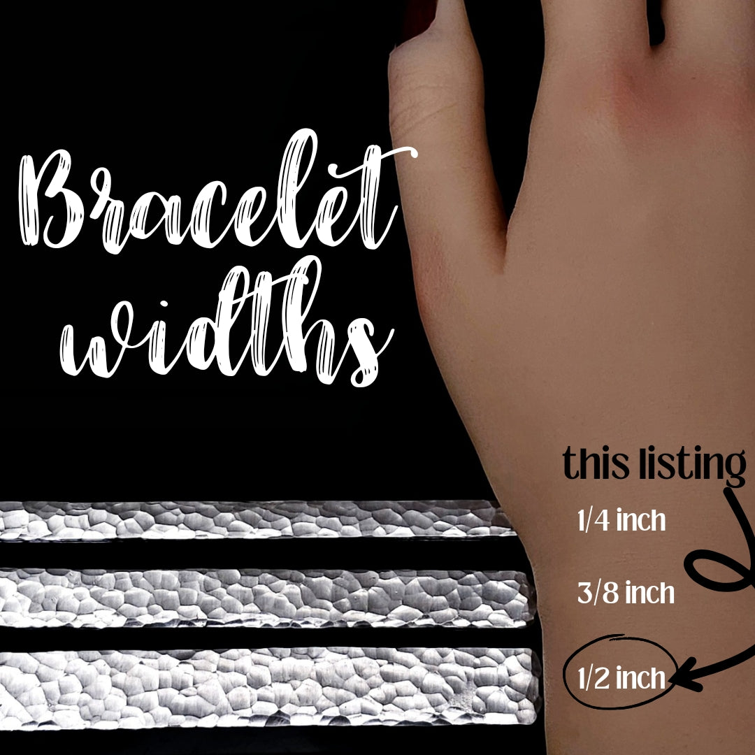 Hammered Silver Bracelet, Custom Cuff Bracelet, Silver Cuff Bracelet, Bracelet Cuff, Inspirational Bracelet Cuff, Bracelet Gift, Custom Gift