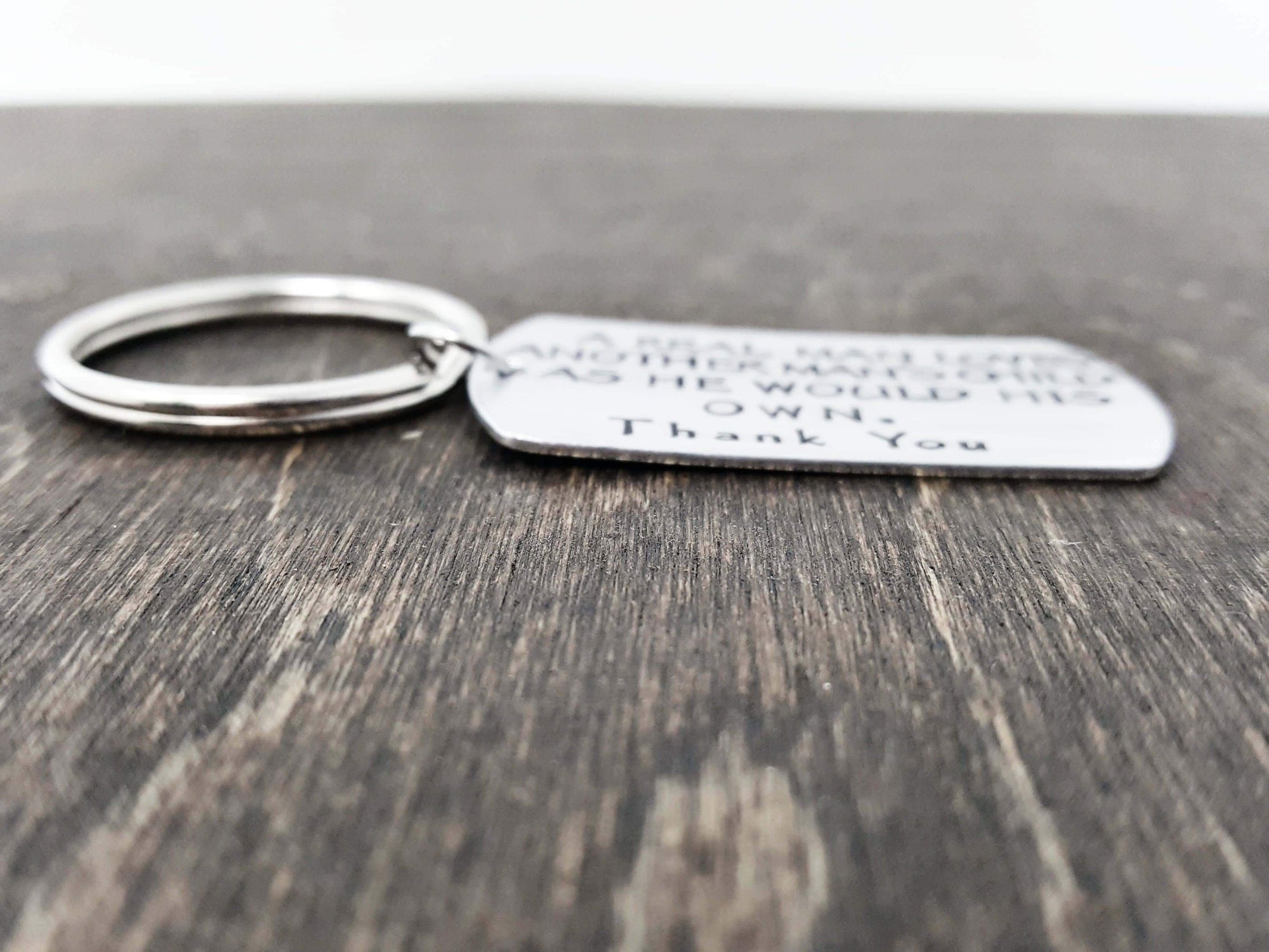 Stepfather Gift, Step Dad Keychain,  Step Dad Gift, Thank You Keychain, Father's Day, Father Gift