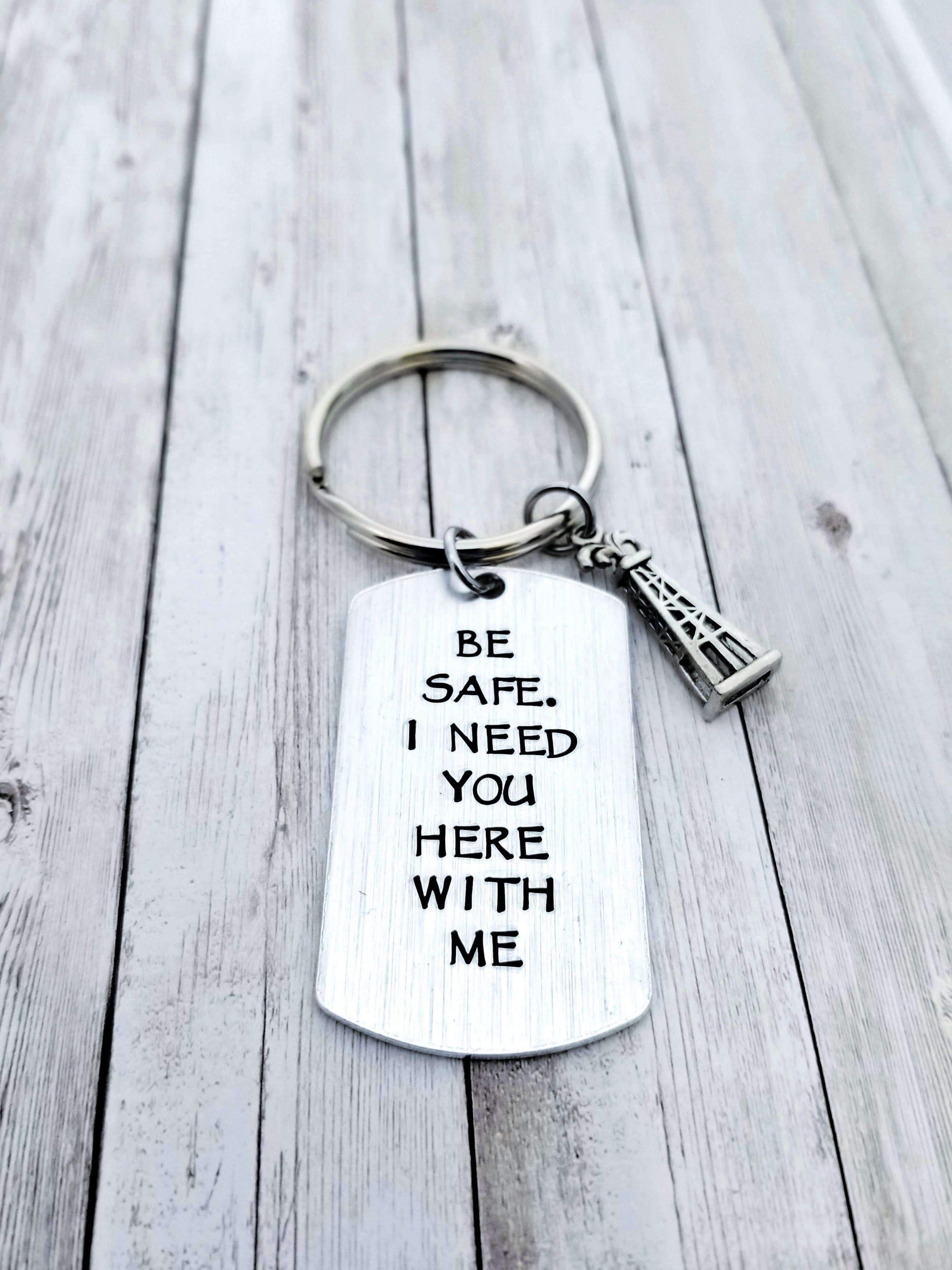 Oil Derrick Keychain, Oilfield Wife, Oilfield Girlfriend