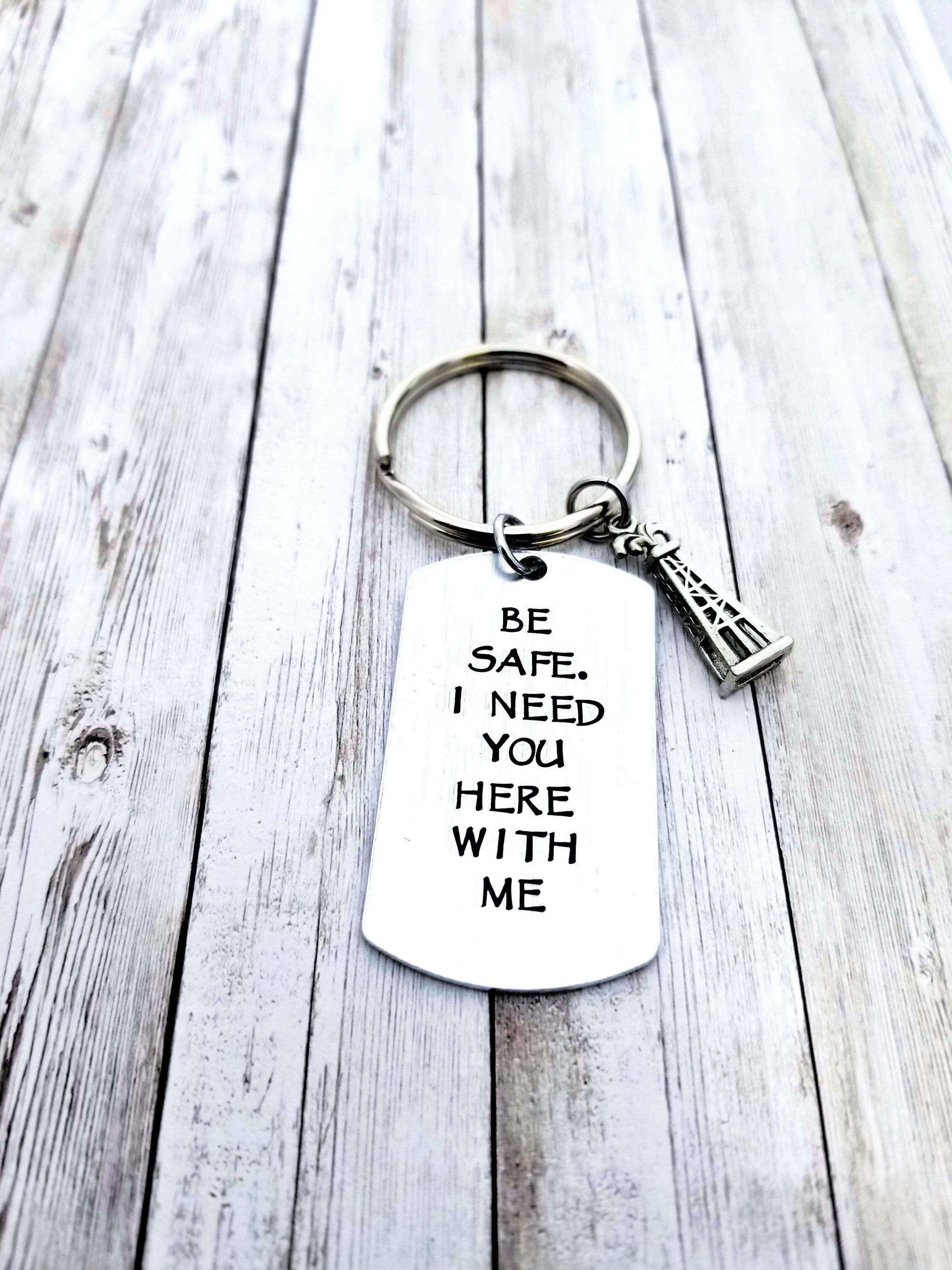 Oil Derrick Keychain, Oilfield Wife, Oilfield Girlfriend