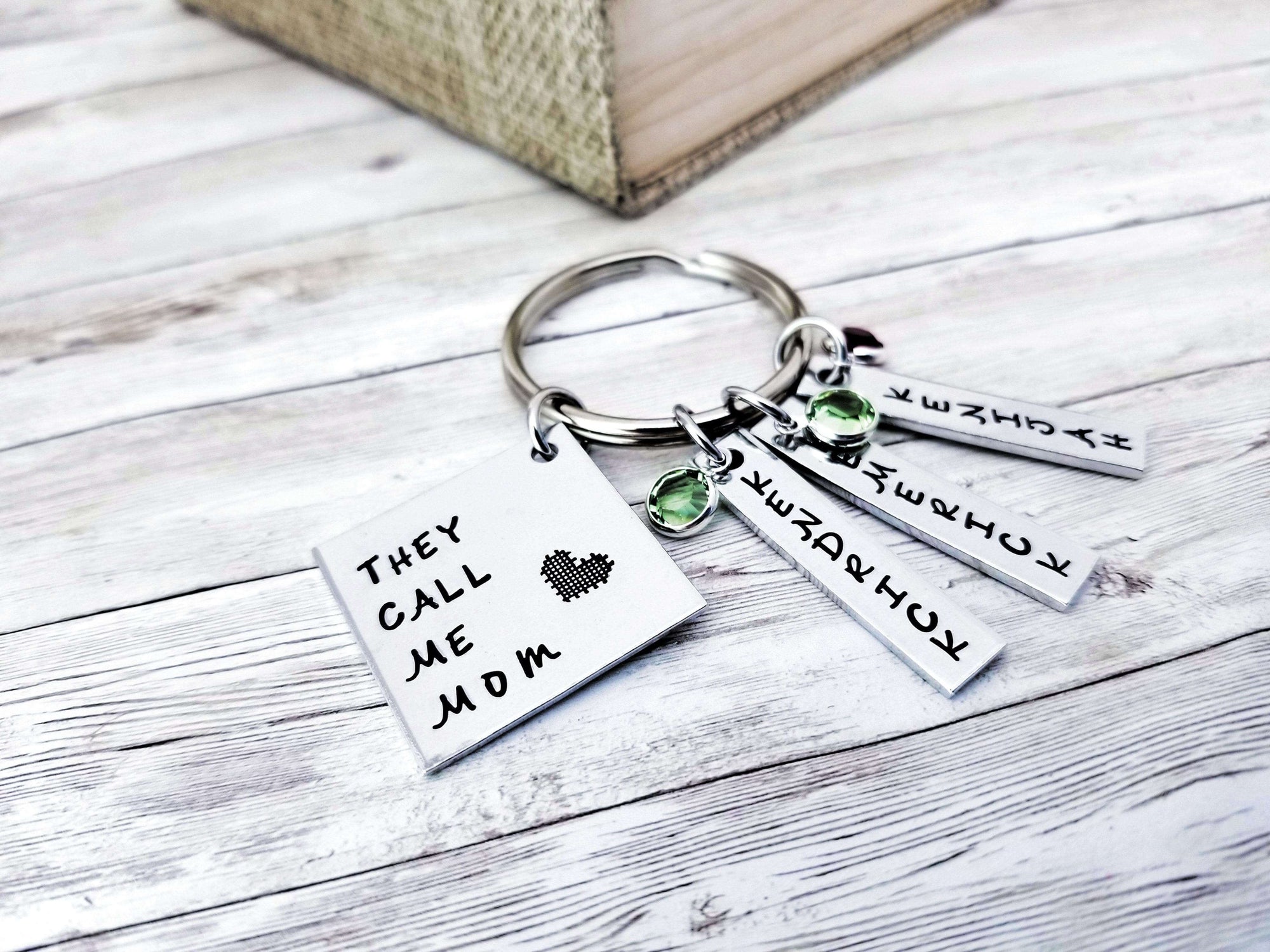 They Call Me Mom, Mom Keychains, Mom Gift, Gift from the kids, Mothers day, Mothers Gift, Mama Gift, Mother Gift, Gift from kids, Custom mom