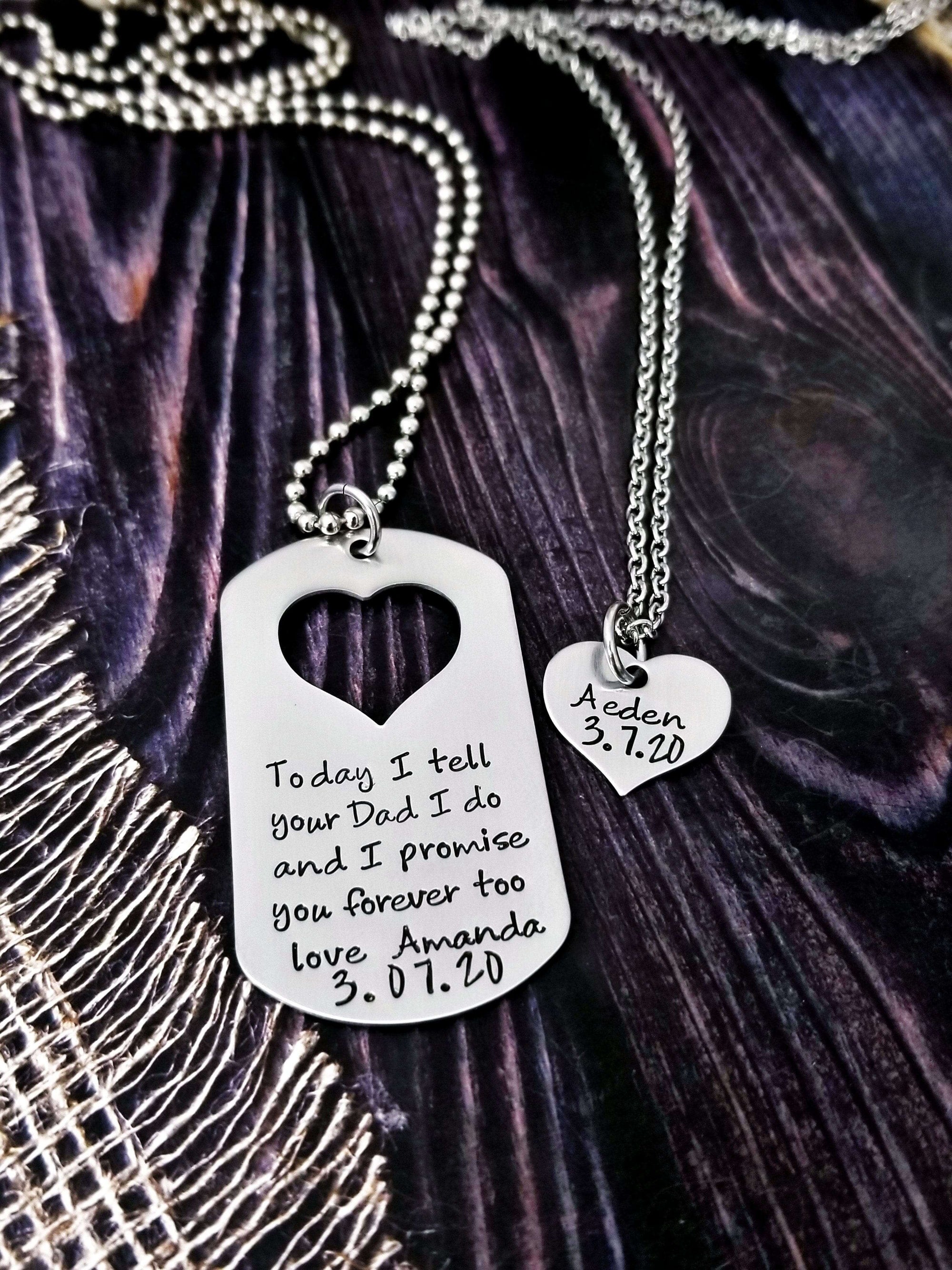 Personalized Gift Wedding, Wedding gift for step children, Step son gift, Step daughter gift