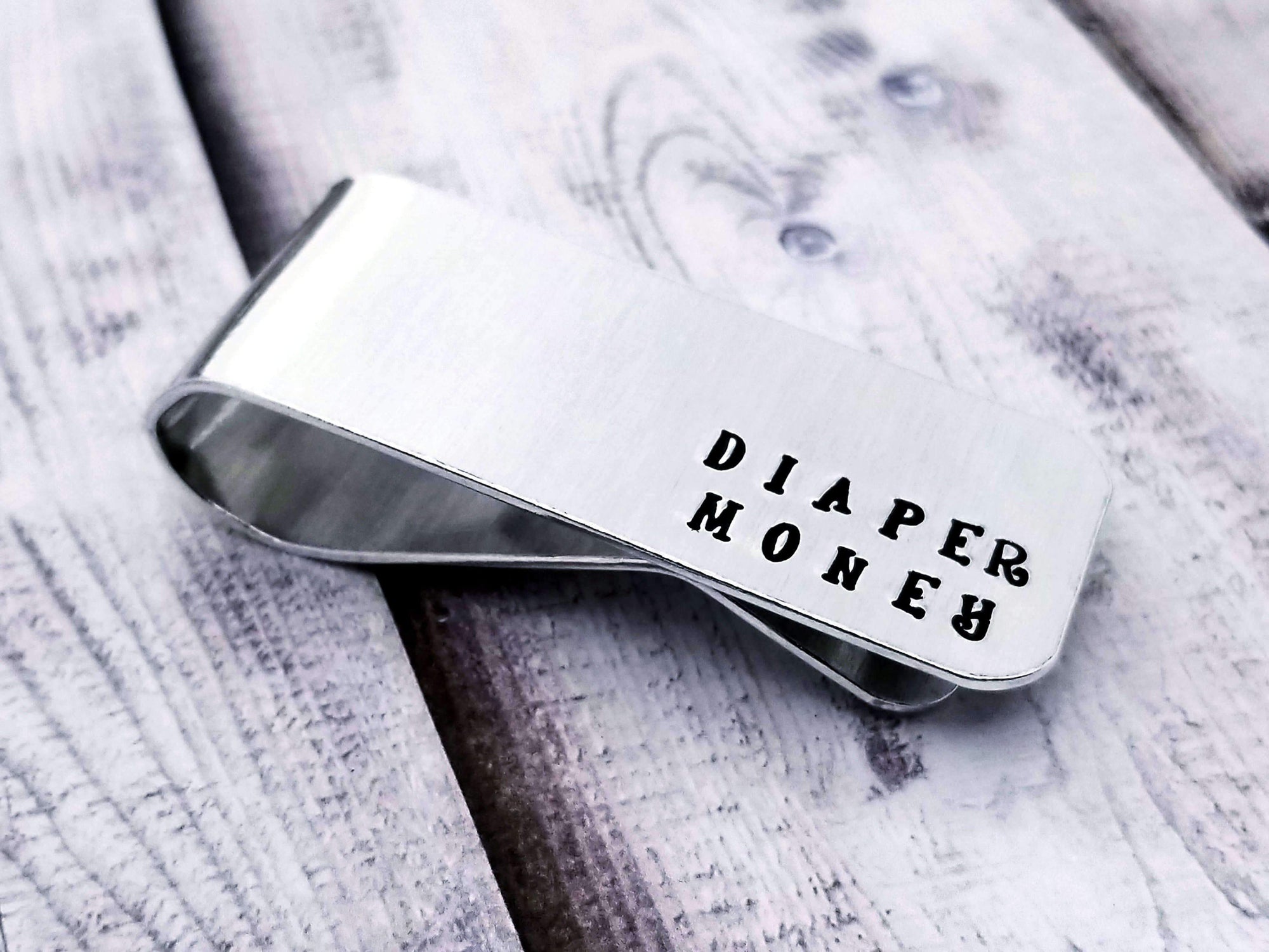 Diaper Money Gift, Beer Money Clip, Custom Money Clip, Funny Dad Gift #1 Dad, Present for Dad, Fathers Day Gift, Gift for Dad