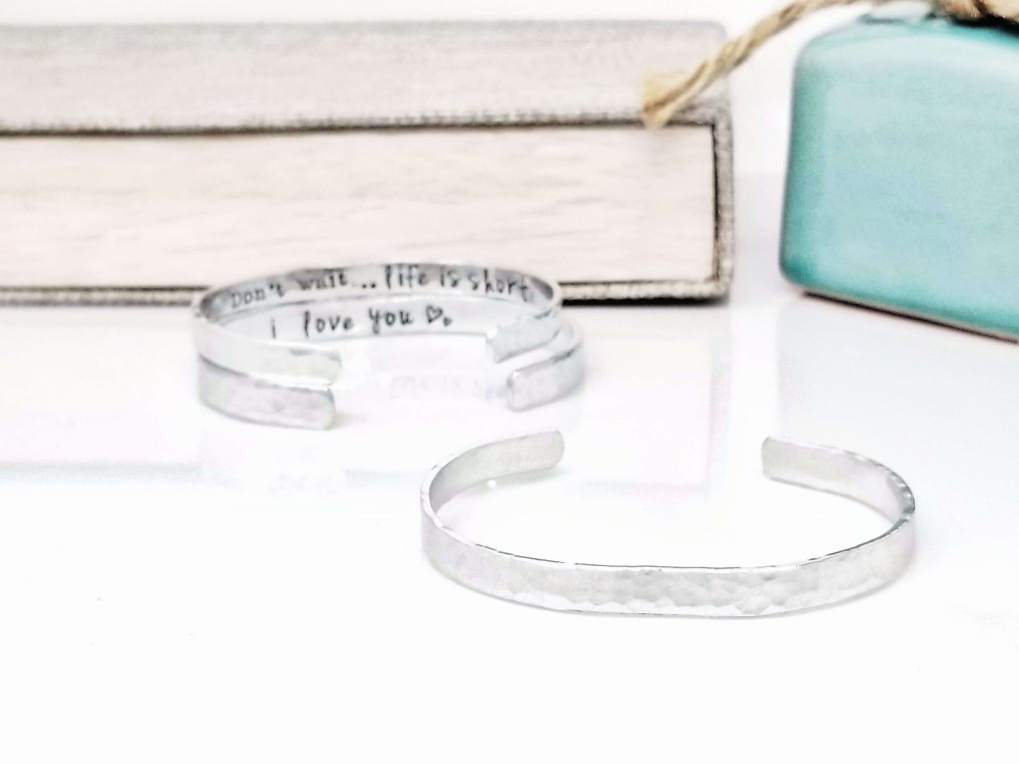 Be You Tiful bracelet, Hammered Silver Bracelet, Custom Cuff Bracelet, Silver Cuff Bracelet, Inspirational Bracelet Cuff, Custom Gift