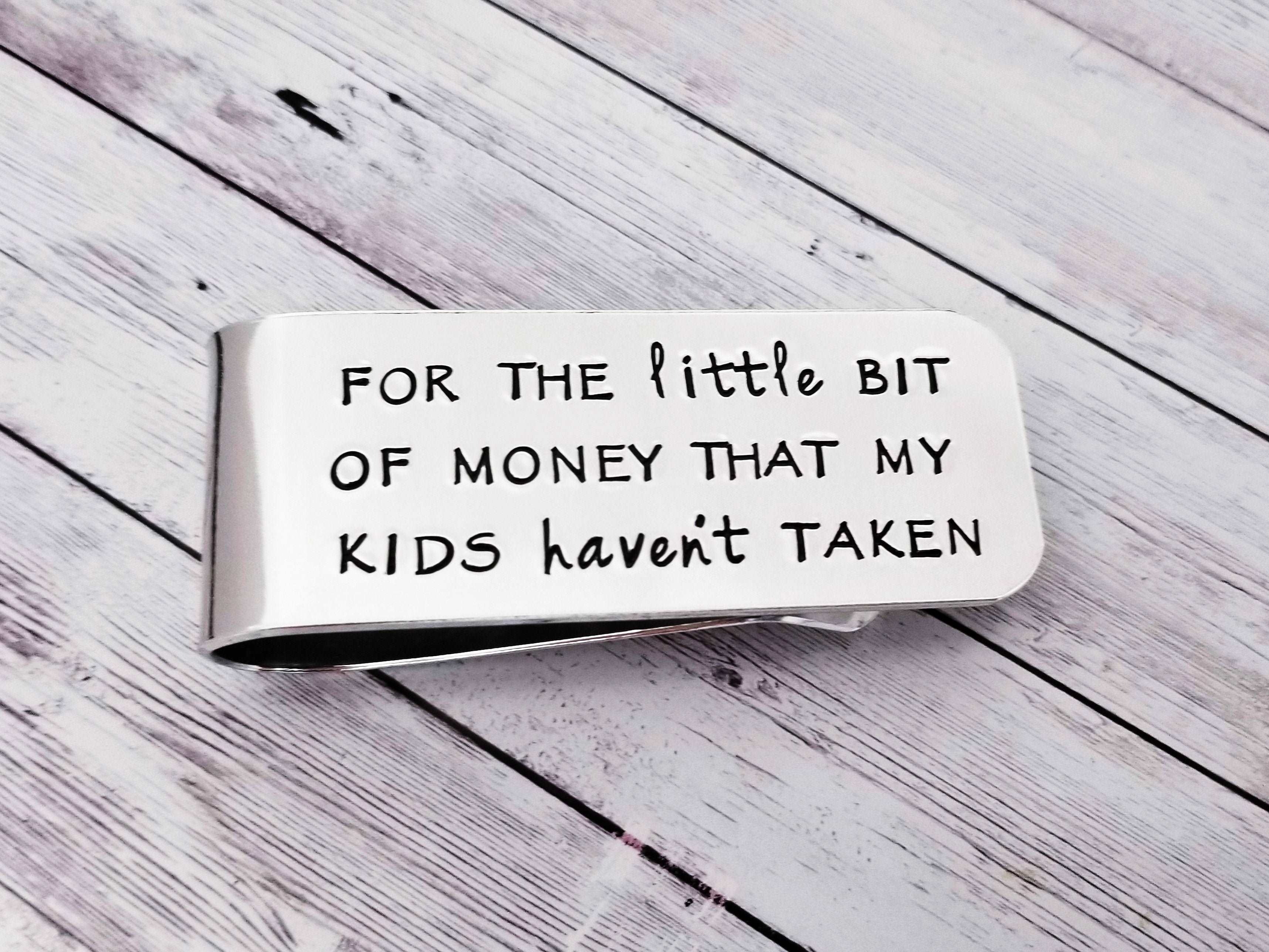 Father's Money Clip, Custom Money Clip, Funny Dad Gift #1 Dad, Fathers Day Gift, Gift for Dad