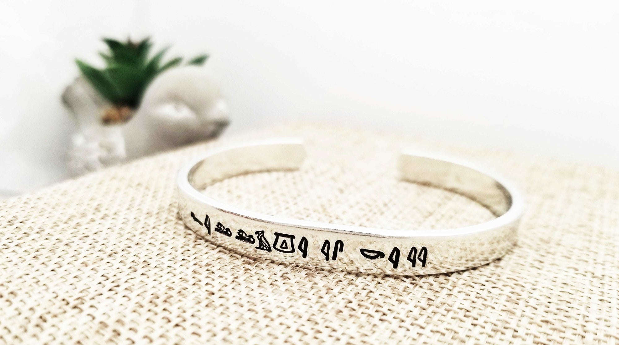 Heiroglyph Bracelet, Egyptian Name, Egyptian Hieroglyphics Jewelry, Name Heiroglyphics, Gifts for her, History Buff, Heiroglyph Monogram