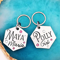Bling Dog Tag, Pet Tag, Dog Collar Tag, Cat Collar Tag, Personalized Pet Tag, ID Tag for Pets, Collar Tags, Cute Dog Tag, Dog Name Tag