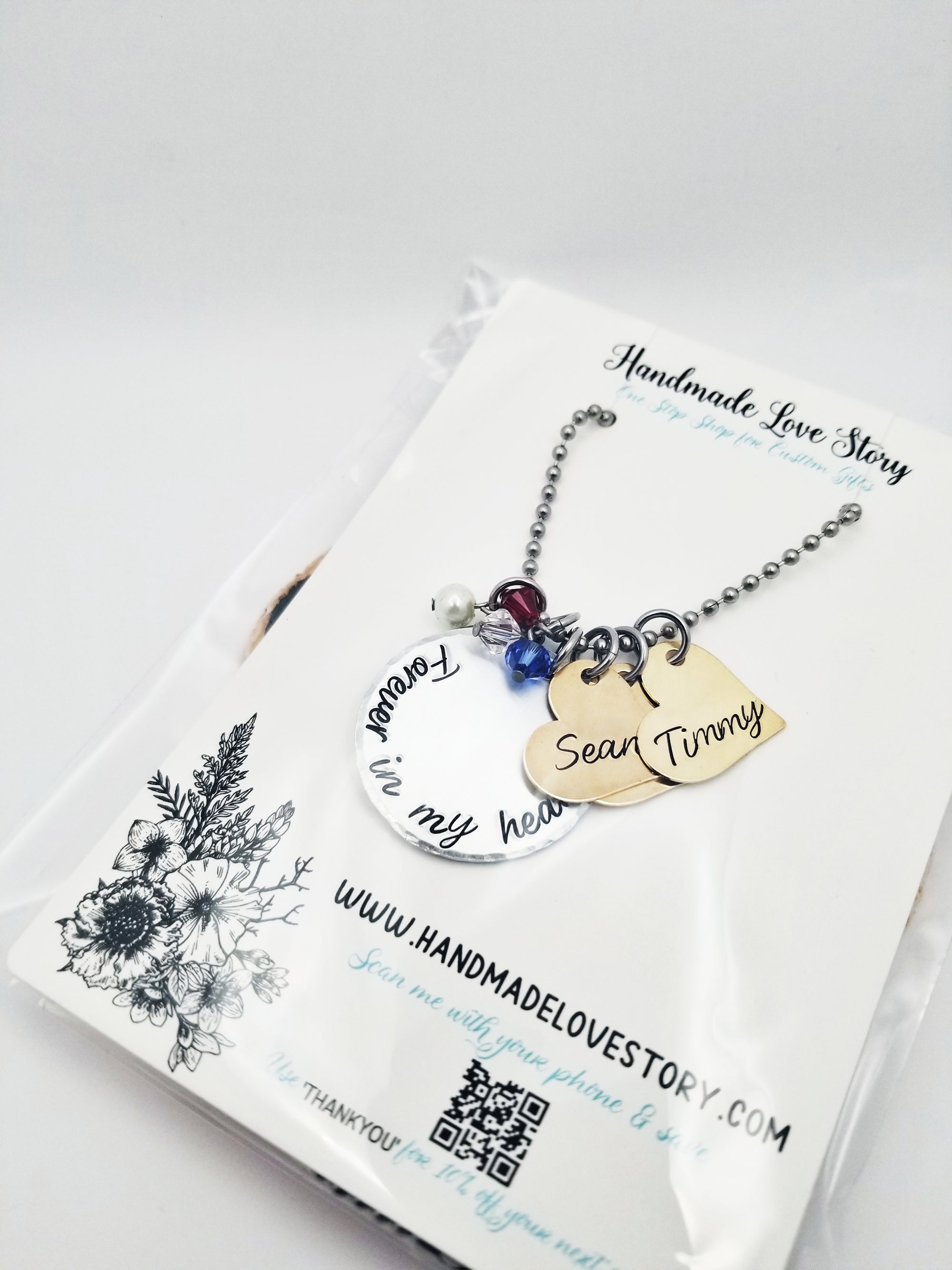 Remembrance Jewelry, Heart Memorial Necklace, Until We Meet Again, Memory Necklace, Mourning Gift