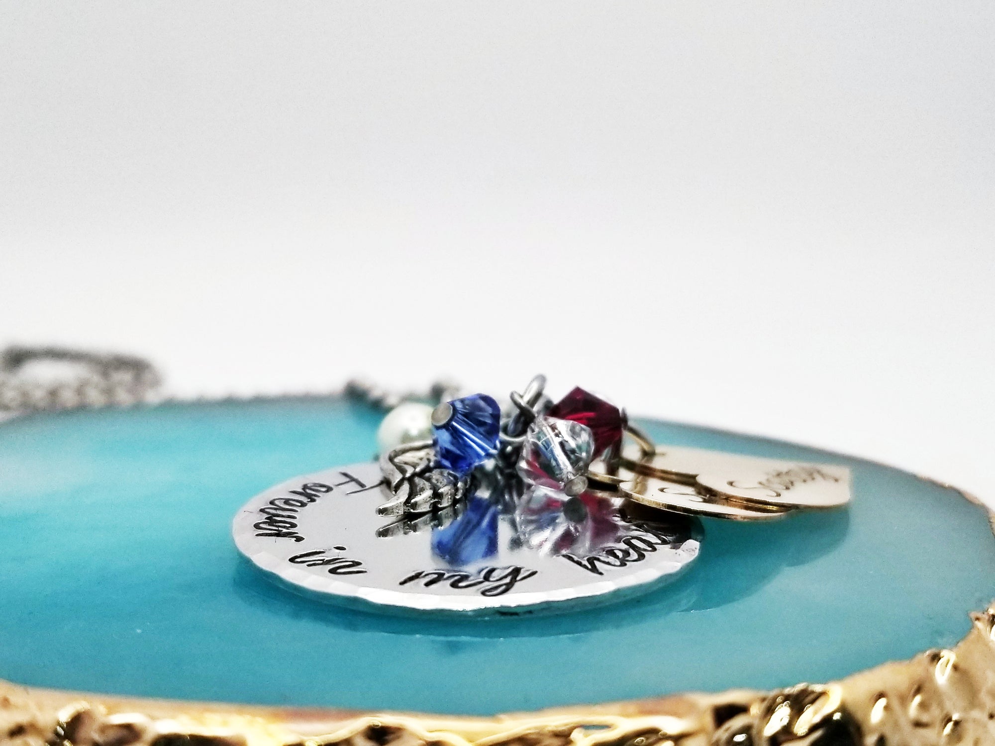 Remembrance Jewelry, Heart Memorial Necklace, Until We Meet Again, Memory Necklace, Mourning Gift