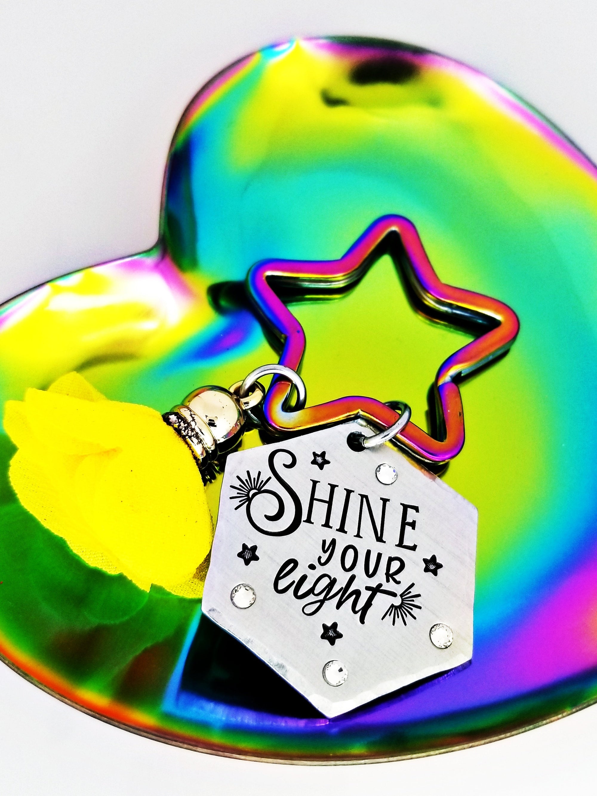 Shine Your Light Keychain, Affirmation Keychain, Best Friend Gifts, Graduation Gifts for Daughter, College Grad Gift, Inspiration Gift