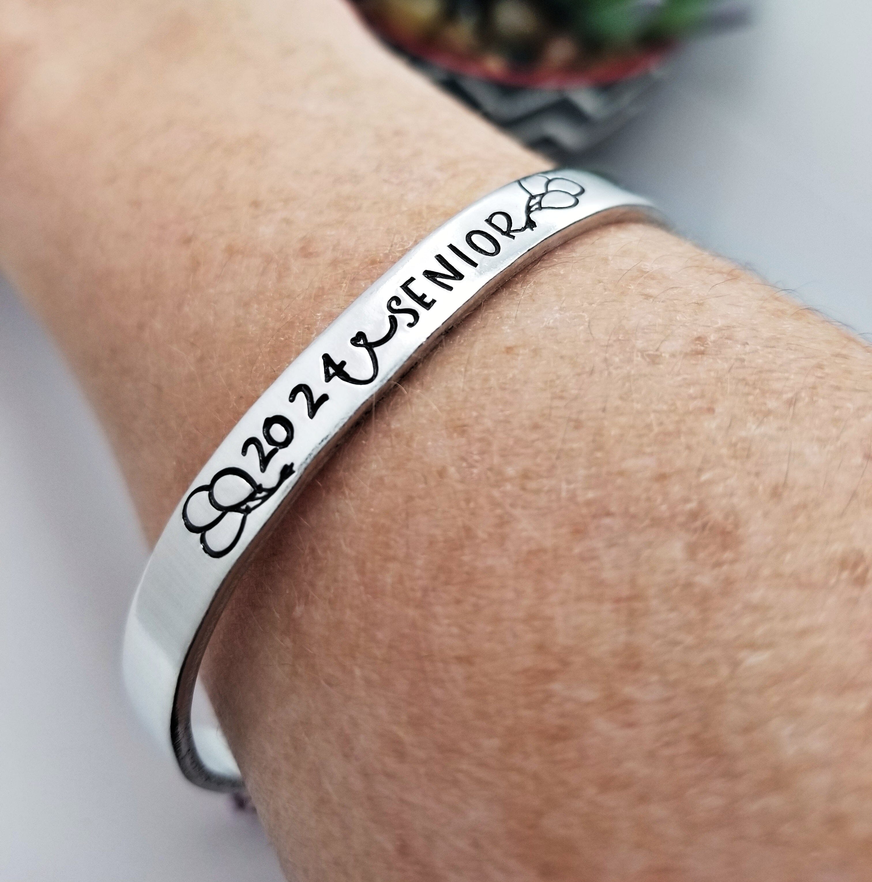 Graduation Bracelet, Class of 2023 Gift, Senior Gift, Graduation Gift for Girls, Grad Gift, Gift under 30