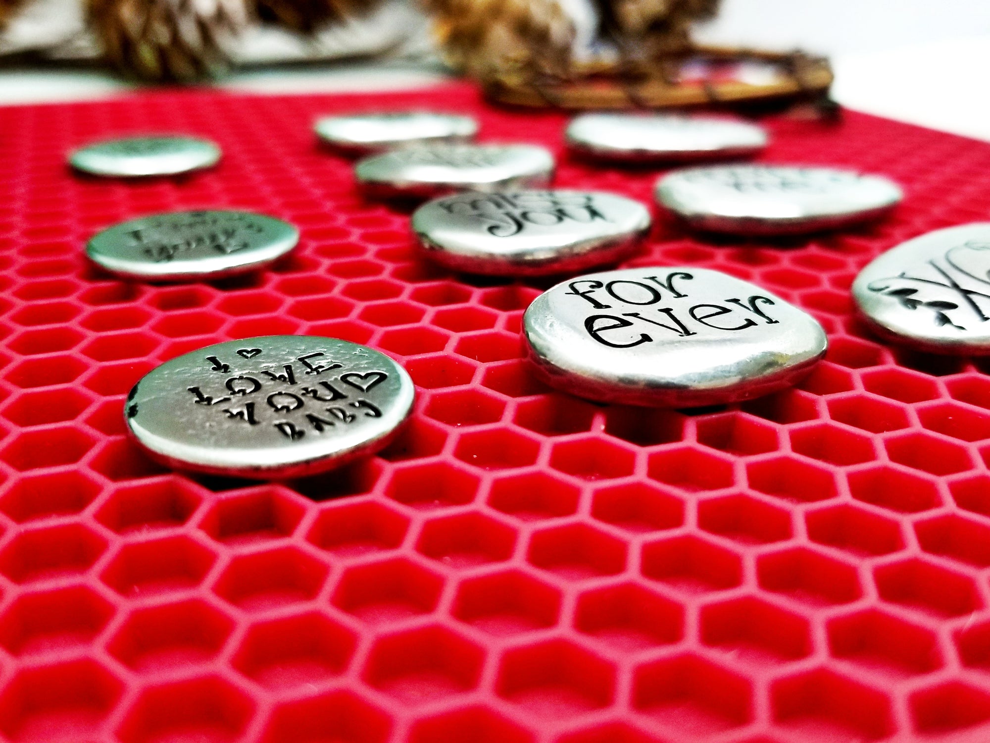 Valentine's Day 2023, First Valentine's Gift, Pocket Pebble, Conversation Hearts, Pocket Stone