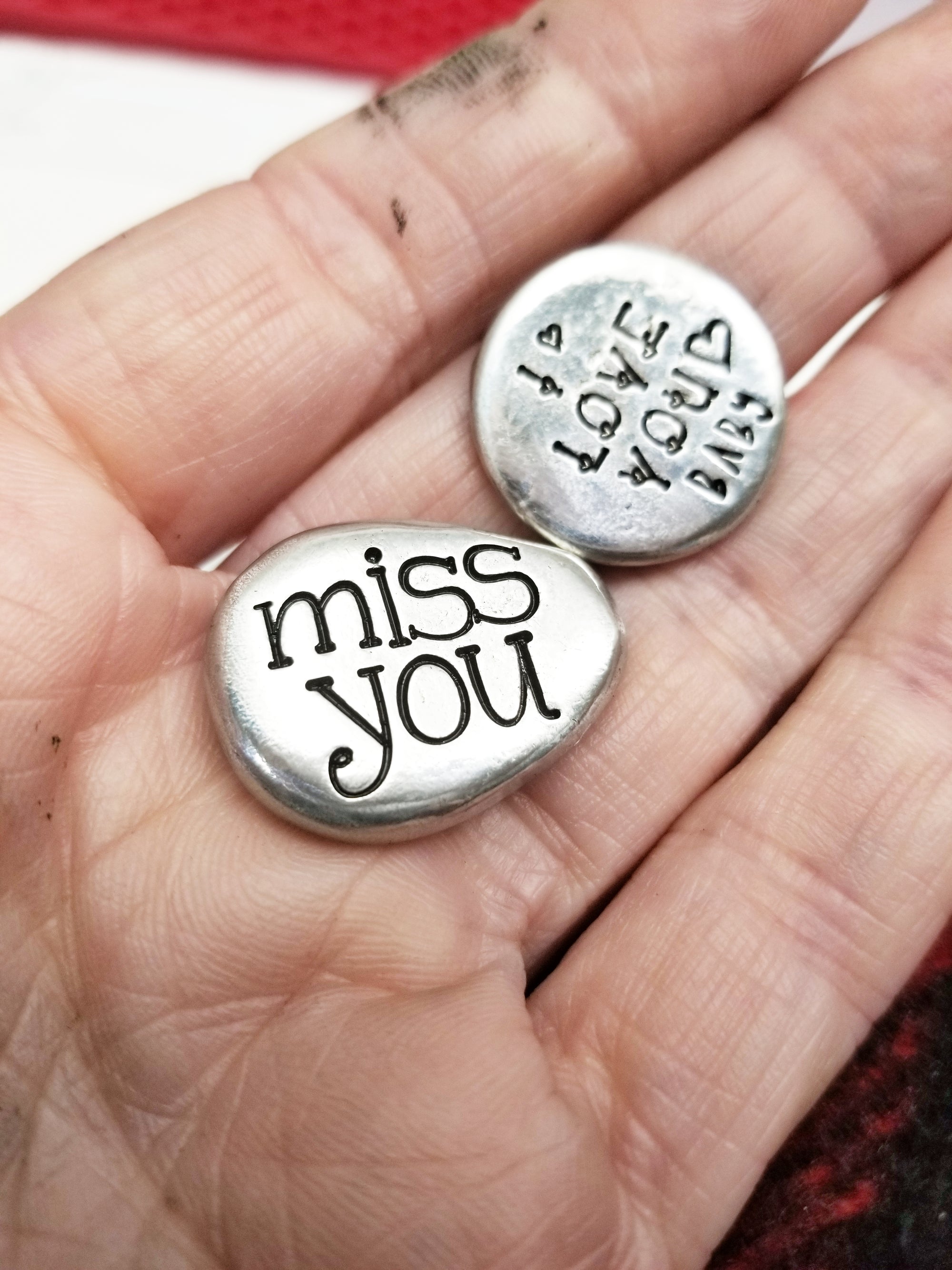 Valentine's Day 2023, First Valentine's Gift, Pocket Pebble, Conversation Hearts, Pocket Stone, Pocket Hugs and Kisses