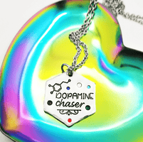 Dopamine Chaser Necklace, ADD Necklace, ADHD necklace, ADHD Jewelry, Dopamine Jewelry, Hypoallergenic Jewelry