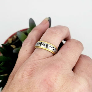 Heiroglyph Ring, Egyptian Name Ring, Egyptian Hieroglyphics Jewelry, Custom Hand Stamped Rings, Stainless Ring, Gifts for her, Gift for him