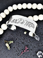 Lab Mom Bracelet Cuff, Labrador Retriever, Lab Owner, Crazy Dog Lady, Dog Lover Jewelry, Dog Rescue, Puppy Tag, Dog Name Tag, Thick Bracelet Cuff