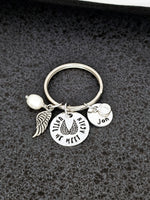 Until We Meet Again Memorial Keychain, Carry You With Me, Remembrance Jewelry, Hold You In My Heart, Hold You In Heaven