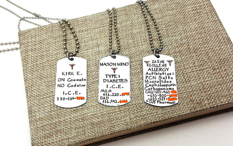 Child Allergy Necklace, Medical Alert, Allergies Warning, Allergy Bracelet, Kids Allergy, Peanut, Necklaces, HandmadeLoveStories, HandmadeLoveStories , [Handmade_Love_Stories], [Hand_Stamped_Jewelry], [Etsy_Stamped_Jewelry], [Etsy_Jewelry]