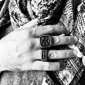 Maltese Cross Ring, Maltese Rings, Biker Ring, Honor Ring