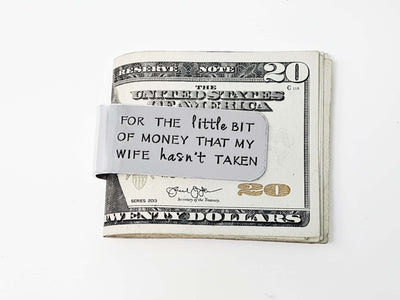 Husband's Money Clip, Husband Gift, Custom Money Clip, Funny Gift, Fathers Day Gift, Gift for Husband, Money Clips, HandmadeLoveStories, HandmadeLoveStories , [Handmade_Love_Stories], [Hand_Stamped_Jewelry], [Etsy_Stamped_Jewelry], [Etsy_Jewelry]
