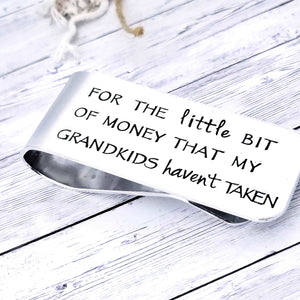 Grandfather's Money Clip, Custom Money Clip, Funny Papa Gift #1 Papa, Fathers Day Gift, Gift for Dad