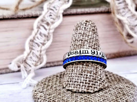 Scripture Ring, Christian Jewelry, Psalm Ring, Scripture Jewelry, Inspirational Ring, Personalize Jewelry, Hand Stamped Ring, Stackable Ring