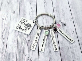 They Call Me Granny, Grandma Keychains, Grandmother Gift, Gift from the kids, Mothers day, Mothers Gift