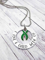 I Love a Child With CP Necklace, Cerebral Palsy Awareness, Cerebral Palsy Jewelry, CP Jewelry