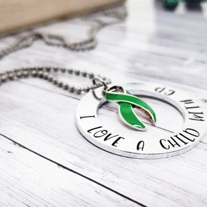 I Love a Child With CP Necklace, Cerebral Palsy Awareness, Cerebral Palsy Jewelry, CP Jewelry