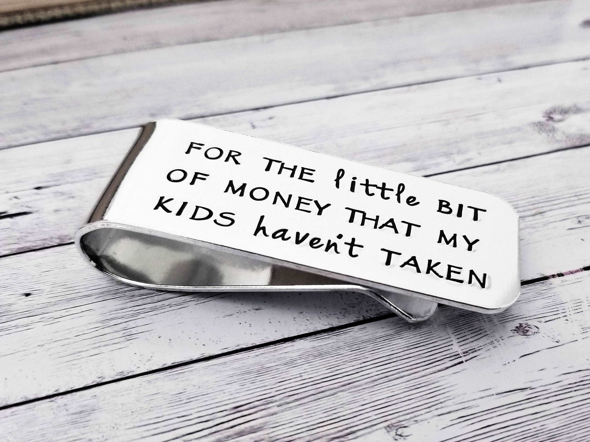 Father's Money Clip, Custom Money Clip, Funny Dad Gift #1 Dad, Fathers Day Gift, Gift for Dad