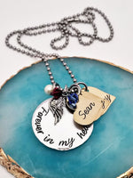 Remembrance Jewelry, Heart Memorial Necklace, Until We Meet Again, Memory Necklace, Mourning Gift