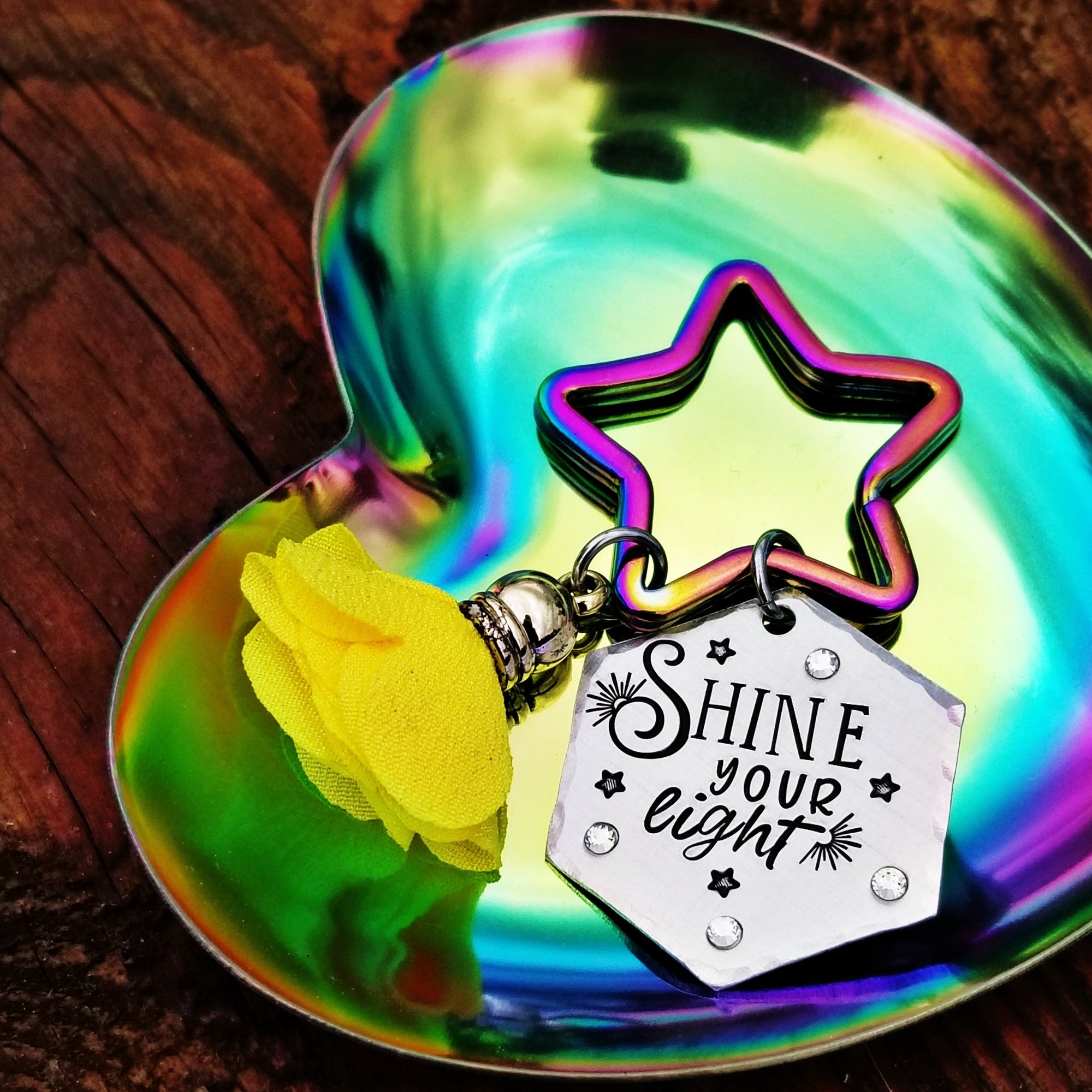 Shine Your Light Keychain, Affirmation Keychain, Best Friend Gifts, Graduation Gifts for Daughter, College Grad Gift, Inspiration Gift