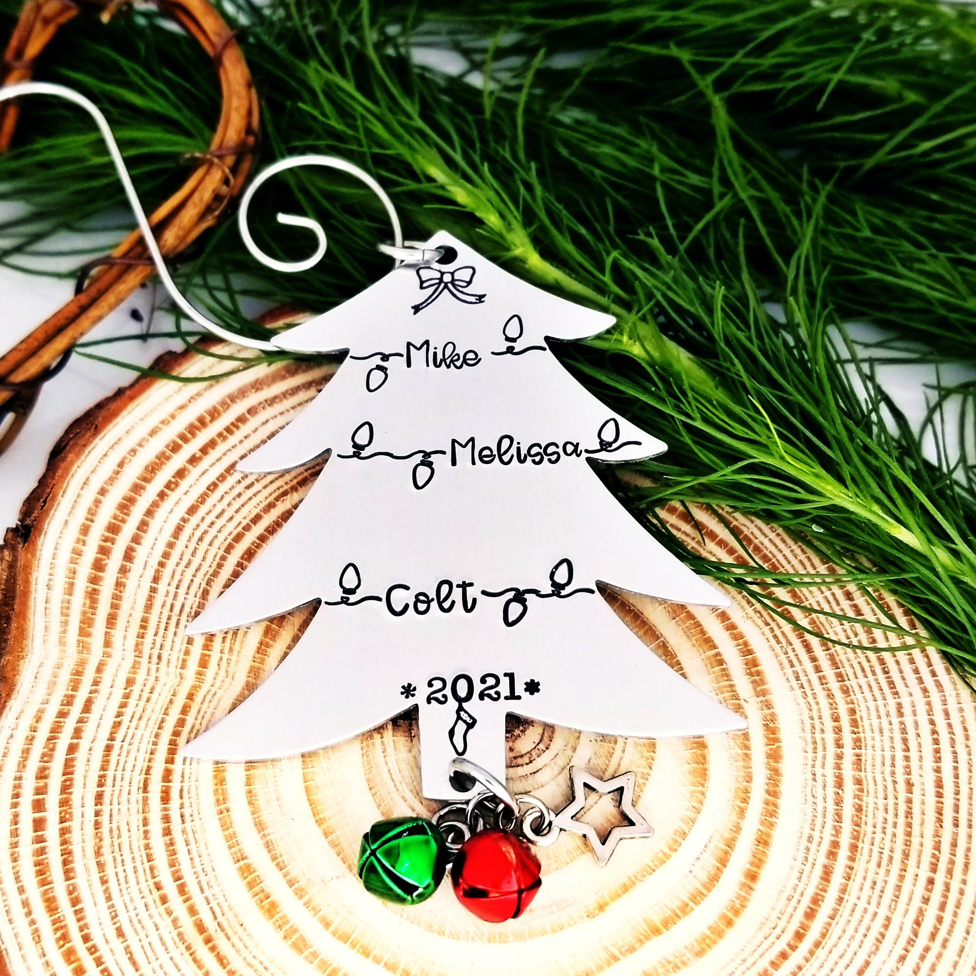 Yearly Family Christmas Ornament, Handmade Ornament, Personalized Christmas Ornament, Funny Ornament Gift