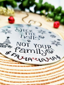 Babys First Christmas Ornament,Family Christmas Ornament, Yearly Christmas Ornament, Custom Ornament Gift, 2022 Christmas Ornament, USA Made