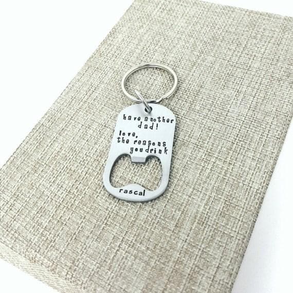 Have another, Dad Bottle Opener, Father's Keychain, #1 Dad, Gift for Dad, Gift for Grandpa, Custom man Gift, Dad Gift, Bottle Openers, HandmadeLoveStories, HandmadeLoveStories , [Handmade_Love_Stories], [Hand_Stamped_Jewelry], [Etsy_Stamped_Jewelry], [Etsy_Jewelry]
