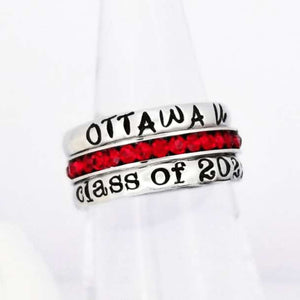 Cheer Team Ring, Class Ring, School Ring,  Senior Ring, Affordable Class Ring, Graduation Jewelry