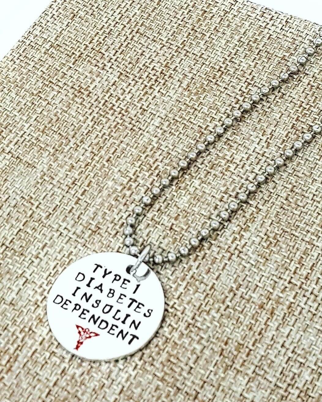 Aggregate 169+ type 1 diabetes medical alert necklace super hot