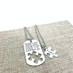 No Place I'd Rather Be, Forever Love, Necklace Set, Miles Apart, Long Distance, Love You Forever,, Necklaces, HandmadeLoveStories, HandmadeLoveStories , [Handmade_Love_Stories], [Hand_Stamped_Jewelry], [Etsy_Stamped_Jewelry], [Etsy_Jewelry]