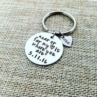 Near or Far, Long distance Relationship, All I'll Ever Need, Husband Gift, Boyfriend Gift, Men's Gift, Keychains, HandmadeLoveStories, HandmadeLoveStories , [Handmade_Love_Stories], [Hand_Stamped_Jewelry], [Etsy_Stamped_Jewelry], [Etsy_Jewelry]