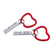 Teacher Besties, Teacher BFF, Friend keychain, Bestie Gift, Teacher keychain, Matching gifts, #Friend, Gift for Friend, Friendship Gift