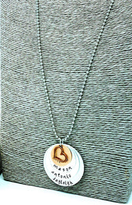 Stacked Mother's Necklace, Mother Necklace, Mom Necklace, Children's Names, Grandmother Necklace, Necklaces, HandmadeLoveStories, HandmadeLoveStories , [Handmade_Love_Stories], [Hand_Stamped_Jewelry], [Etsy_Stamped_Jewelry], [Etsy_Jewelry]