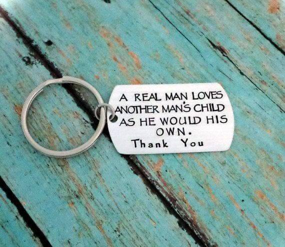 Step Dad Keychain, Stepfather Gift, Step Dad Gift, Thank You Keychain, Father's Day, Father Gift, Keychains, HandmadeLoveStories, HandmadeLoveStories , [Handmade_Love_Stories], [Hand_Stamped_Jewelry], [Etsy_Stamped_Jewelry], [Etsy_Jewelry]