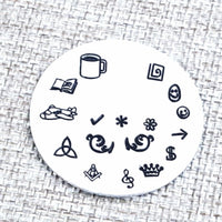Add On Hobbies & Leisure Charm -  Add on to order only, Add on's, HandmadeLoveStories, HandmadeLoveStories , [Handmade_Love_Stories], [Hand_Stamped_Jewelry], [Etsy_Stamped_Jewelry], [Etsy_Jewelry]