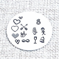 Add On Love & Wedding Tag - Heart Charm,  Swirl Charm, Star Charm, Moon Charm, Tree Charm, Add on's, HandmadeLoveStories, HandmadeLoveStories , [Handmade_Love_Stories], [Hand_Stamped_Jewelry], [Etsy_Stamped_Jewelry], [Etsy_Jewelry]
