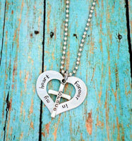 Memorial Necklace, Infant Loss, Child Loss, Miscarriage, Still Birth, Lost Loved Ones, Mother's N, Necklaces, HandmadeLoveStories, HandmadeLoveStories , [Handmade_Love_Stories], [Hand_Stamped_Jewelry], [Etsy_Stamped_Jewelry], [Etsy_Jewelry]