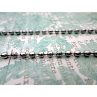 Stainless Steel Upgrade - Stainless Steel Ball Chain, Add on to order only, Add on's, HandmadeLoveStories, HandmadeLoveStories , [Handmade_Love_Stories], [Hand_Stamped_Jewelry], [Etsy_Stamped_Jewelry], [Etsy_Jewelry]